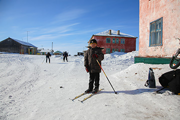 Ayon. National Chukotka village