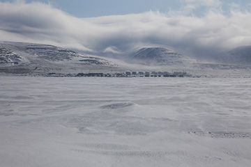 City of Pevek on the horizon