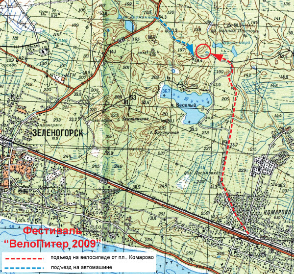 Карта зеленогорск комарово