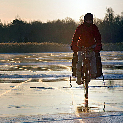 Ладога. Экстремальный велопоход по ледовой части Дороги Жизни