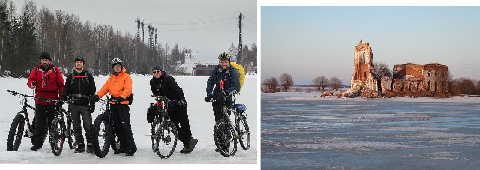 Путешествие из Петербурга в Москву 
на велосипеде... по льду водной системы. ВелоПитер