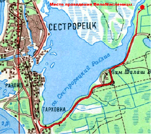 Тарховка ленинградская область карта