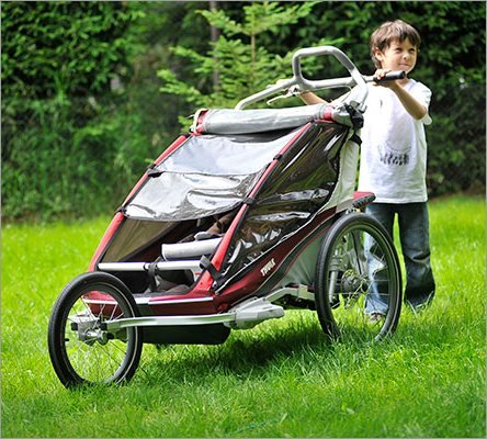 Велосипед с прицепом для ребенка фото